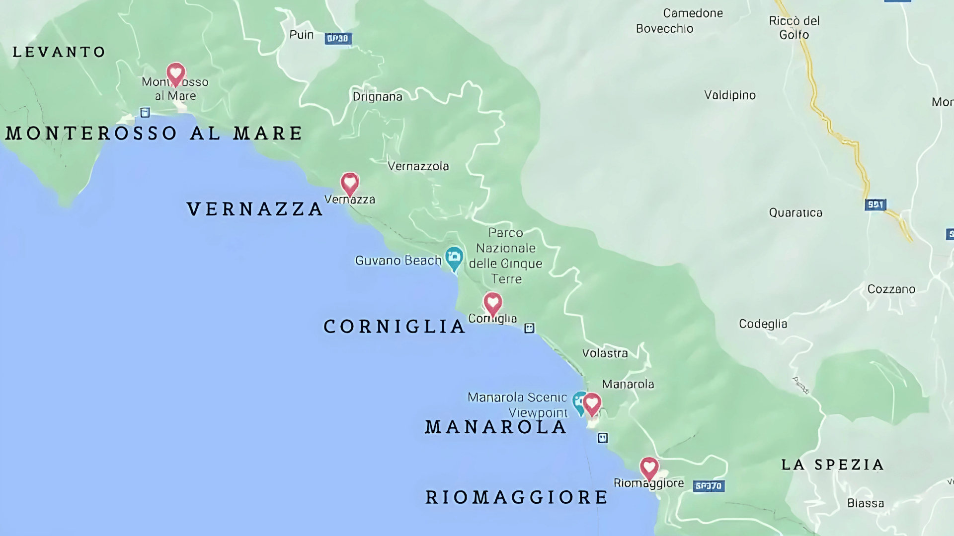 Map-of-the-Cinque-Terre-Villages